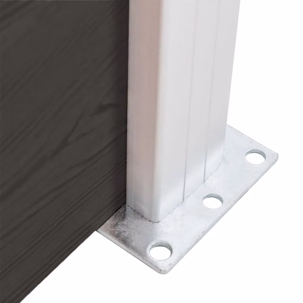 Berkfield Home WPC Fence Panel, Black, W: 105 cm, H: 175 cm – 5
