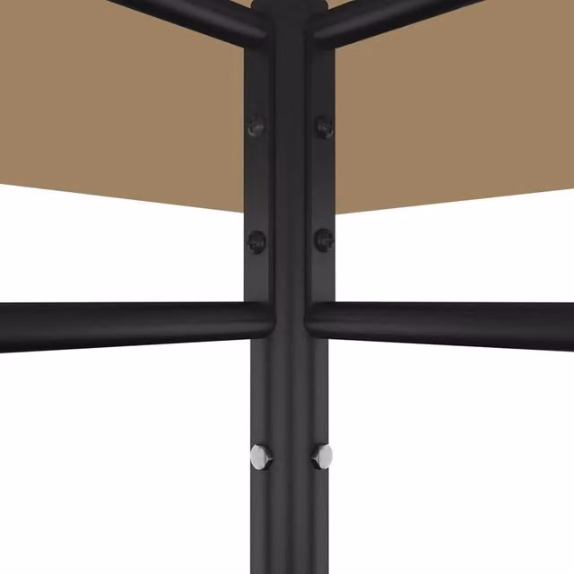 Berkfield Home Hip Roof Gazebo in Beige, W/D/H: 300 x 300 x 270 cm
