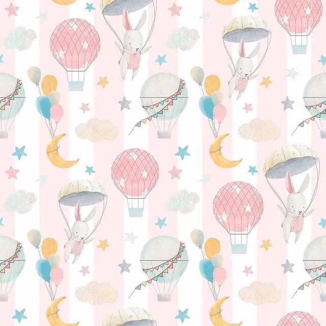 I Love Wallpaper Geometric Childrens Wallpaper in Yellow and Multicolour