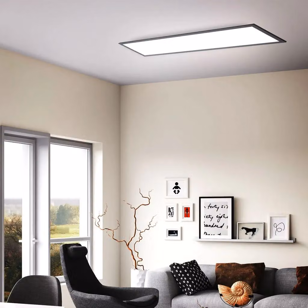 B.K.Licht Black 24W CCT LED Ceiling Panel with Remote Control and Dimming Function – 3