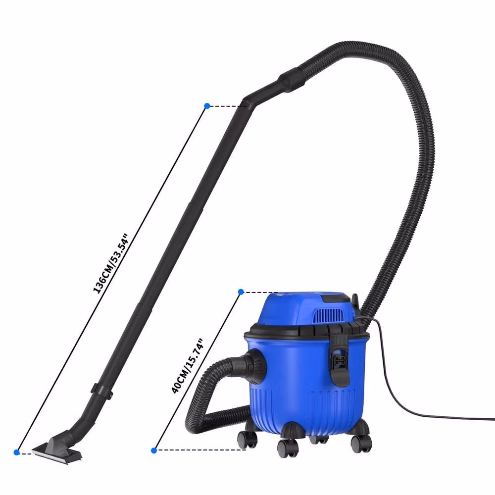 NESTLUNE 3-in-1 Wet and Dry Vacuum Cleaner, 15L, 3800W, 20kPa, Blue – 2