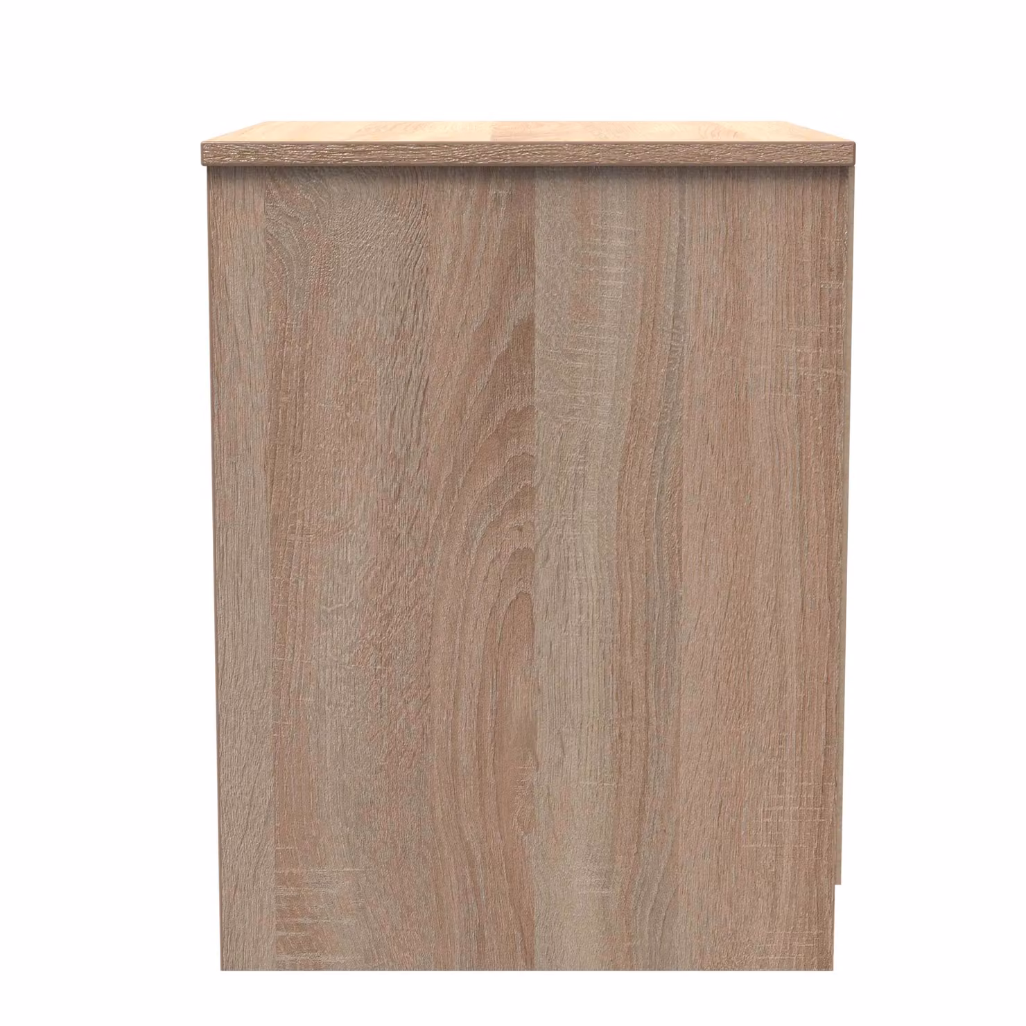 Ready Assembled 2 U Memphis 2 Drawer Bedside Cabinet in Light Oak – 2