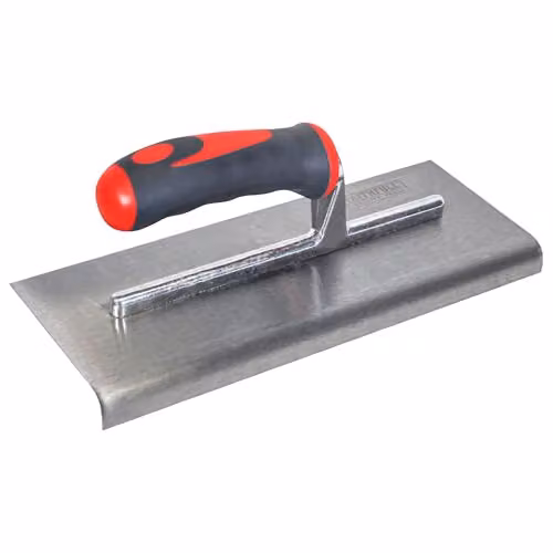 Faithfull Soft-Grip Concrete Edging Trowel in Silver, Stainless Steel