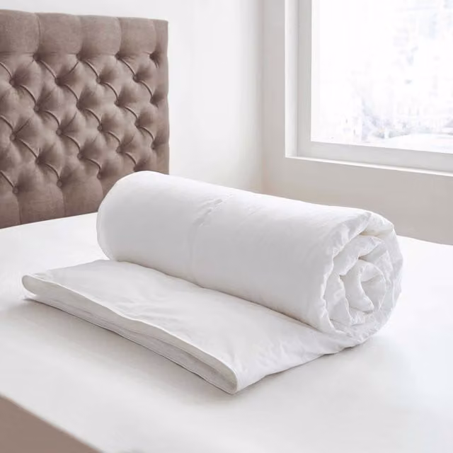 Bedeck of Belfast White Microfibre Kingsize Duvet, 4.5 Tog