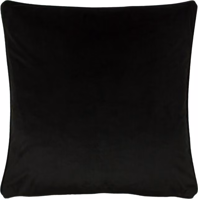 Terrys Black Velvet Square Cushion W/D/H: 55 x 55 x 55 cm