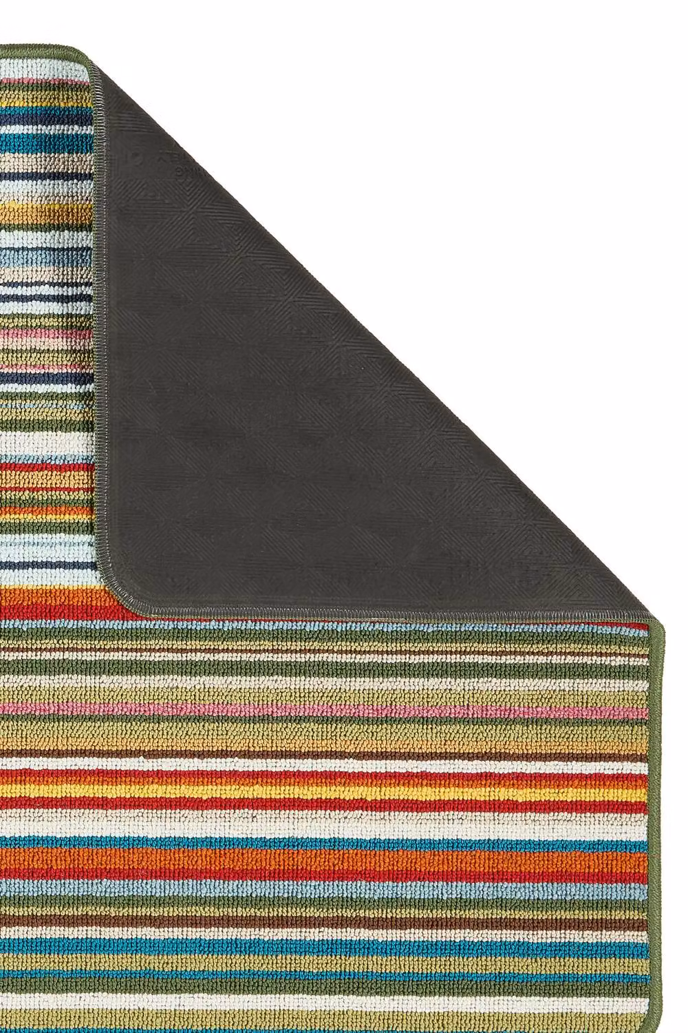 My Mat Stain Resistant Candy Multi Green Striped Runner, W: 67 cm, L: 100 cm – 2