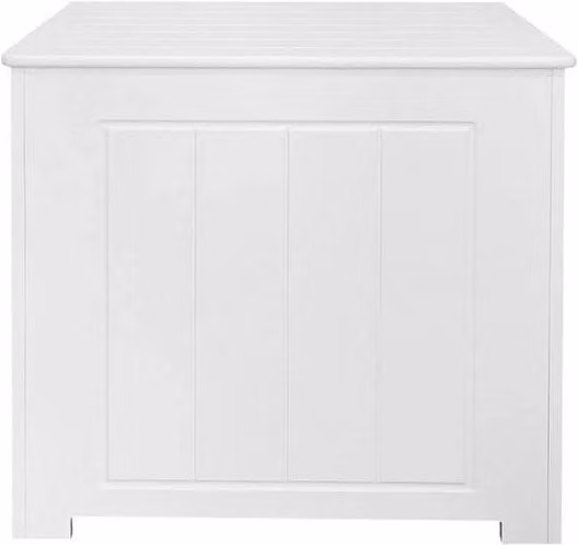 PAWNORA White Freestanding Bathroom Storage Unit and Laundry Cabinet