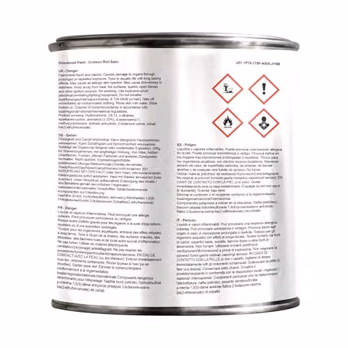 JENOLITE Directorust Satin Crimson Red RAL 3027 Weatherproof Wood Paint, 1 l – 2
