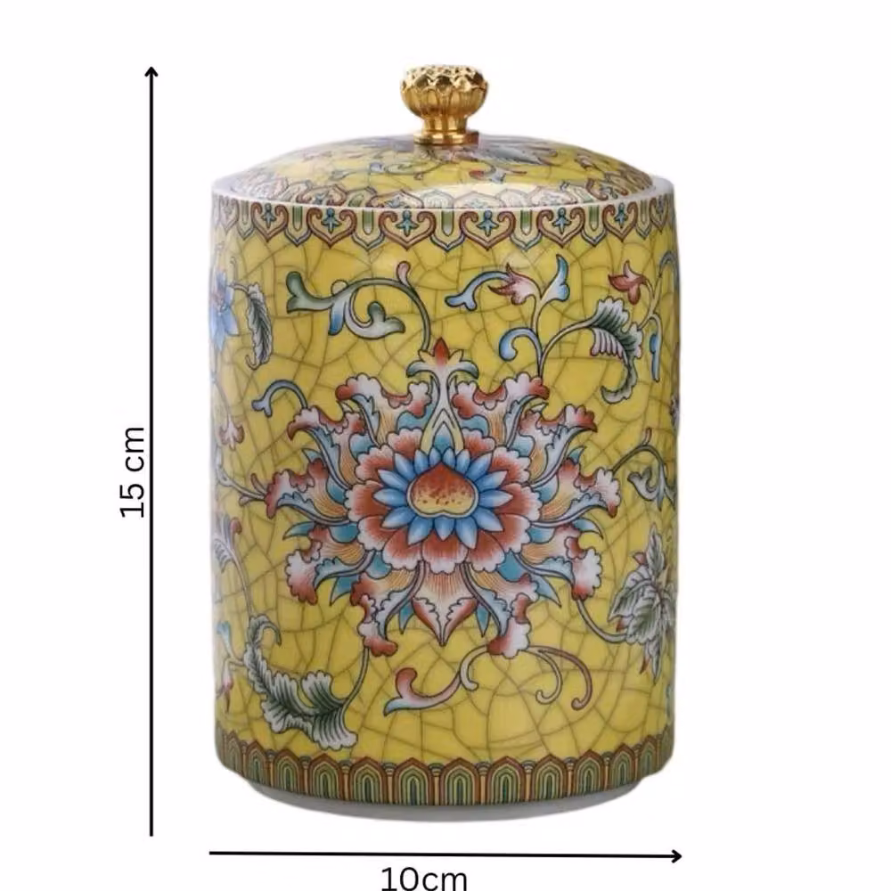 Candle Up Tranquil Large Yellow Multicolour Candle – 2