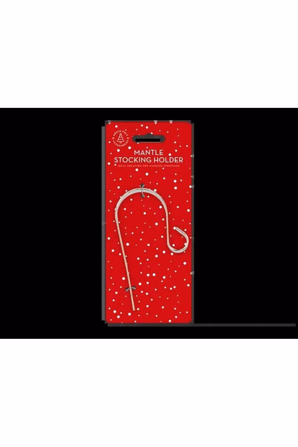 KDMD Silver Metal Christmas Mantle Stocking Holder, 10 Pack – 2