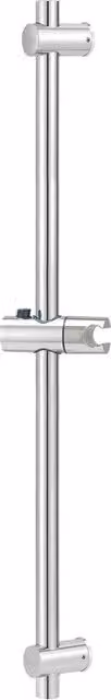 SPETLEK Stainless Steel Adjustable Shower Riser Rail with Head Holder and Soap Dish in Metallic Silver – 1