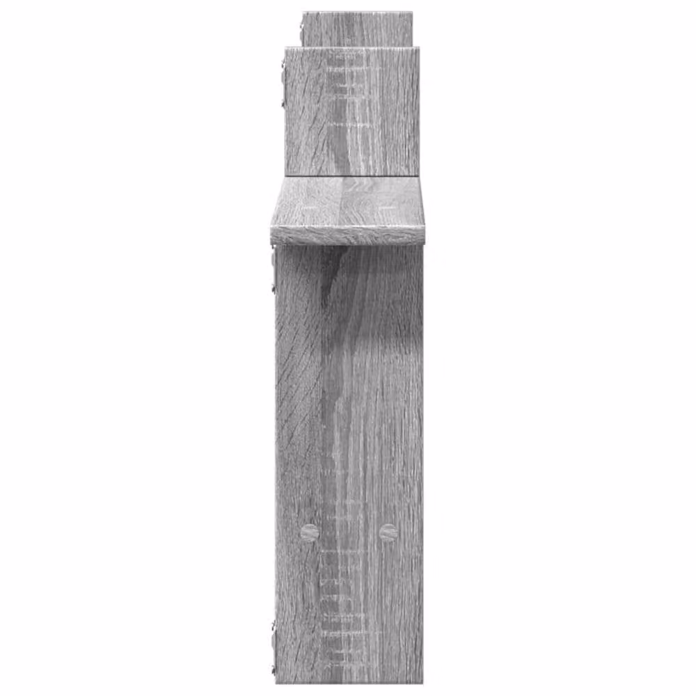 Berkfield Home Wall Mounted Shelves, 2 Pack, Grey Sonoma, W/D/H: 50 x 12 x 50 cm – 2