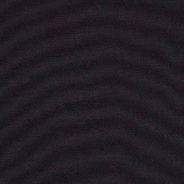 Homescapes Pure Cotton Plain Fabric, Black, Width: 150 cm
