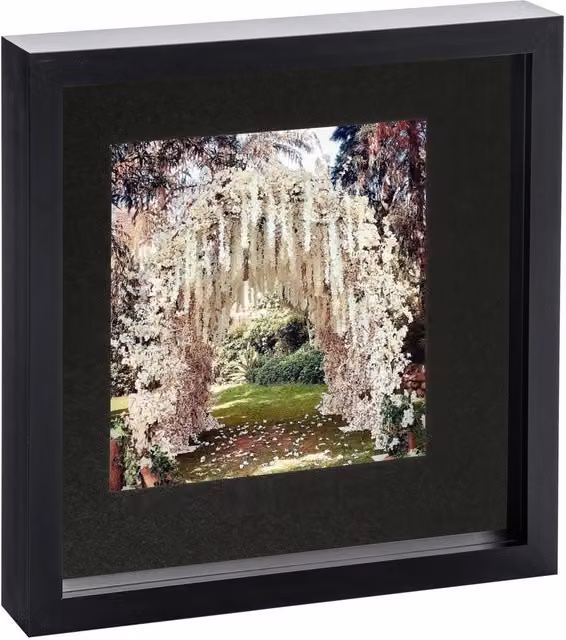 Nicola Spring Black Square 3D Box Photo Frame – 3