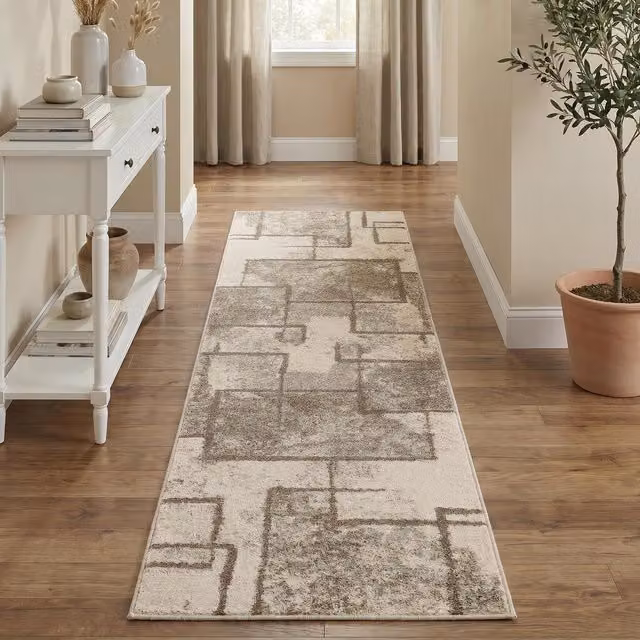 Desire Rugs Rhodes Modern Geometric Enigma Patterned Area Rug, Sage Green, 220 cm