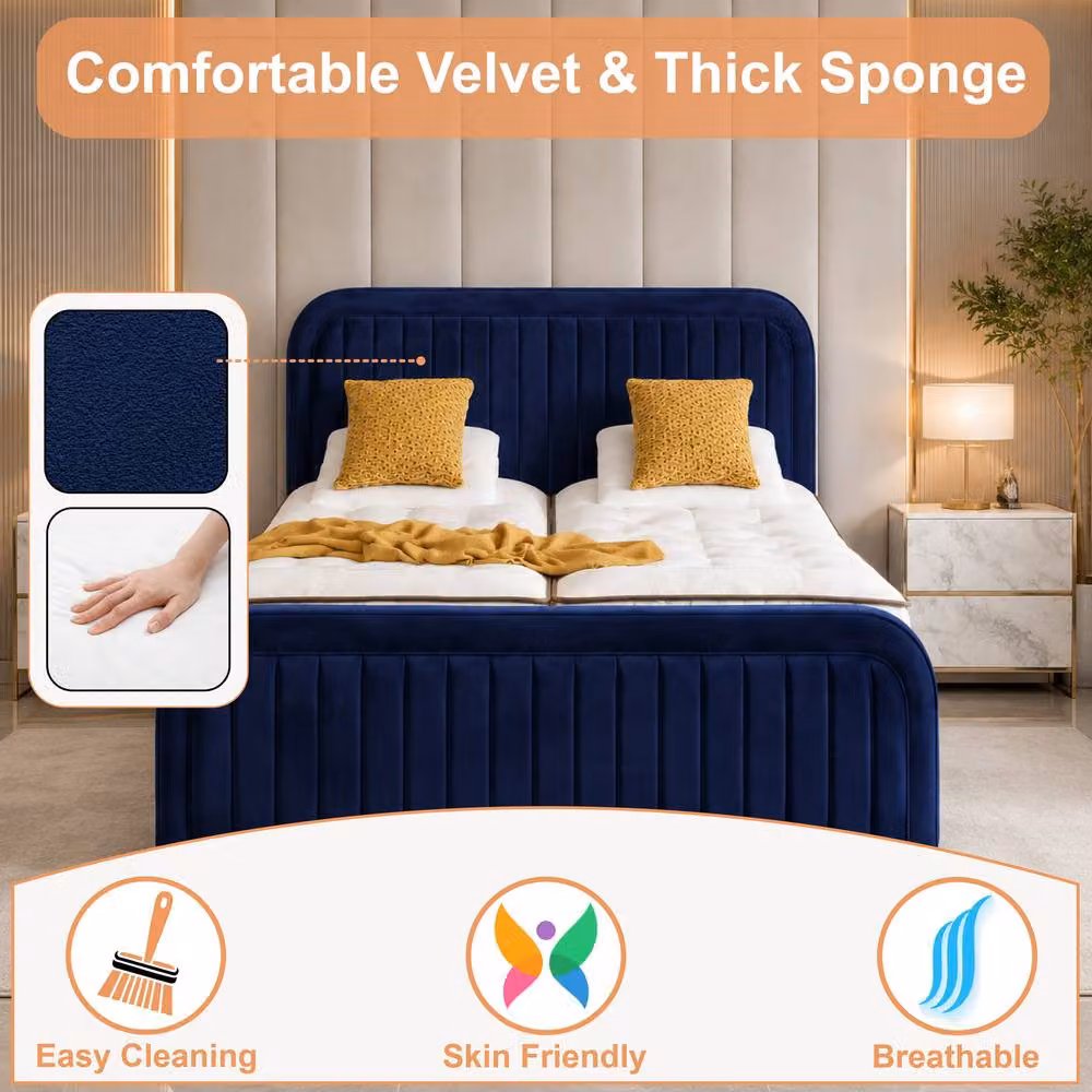 Soft Snooze Beds Premium Silver Velvet Upholstered Adjustable Mobility Bed with Mattresses and Headboard, Small Single – 2