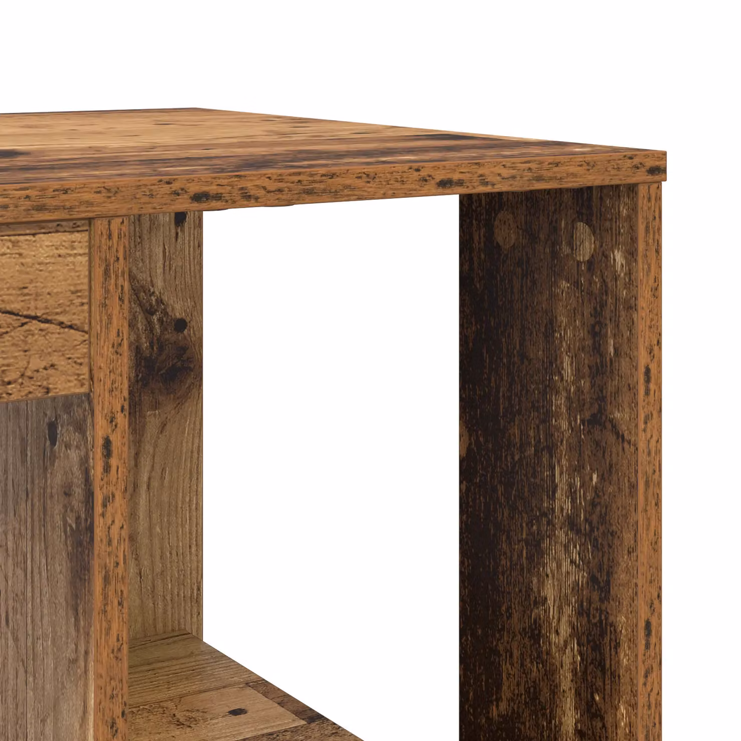 Berkfield Home Brown Reclaimed Solid Wood Writing Desk – 4