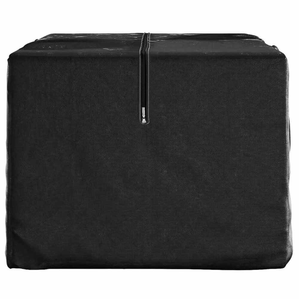 Berkfield Home Garden Cushion Storage Bag in Black, W/D/H: 150 x 75 x 75 cm – 3