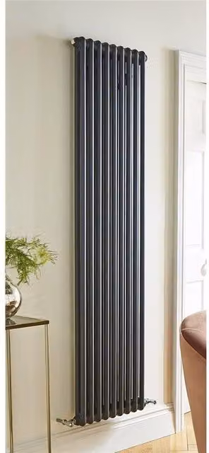 Clifton Anthracite Vertical Radiator, H 180 cm x W 42.5 cm – 1