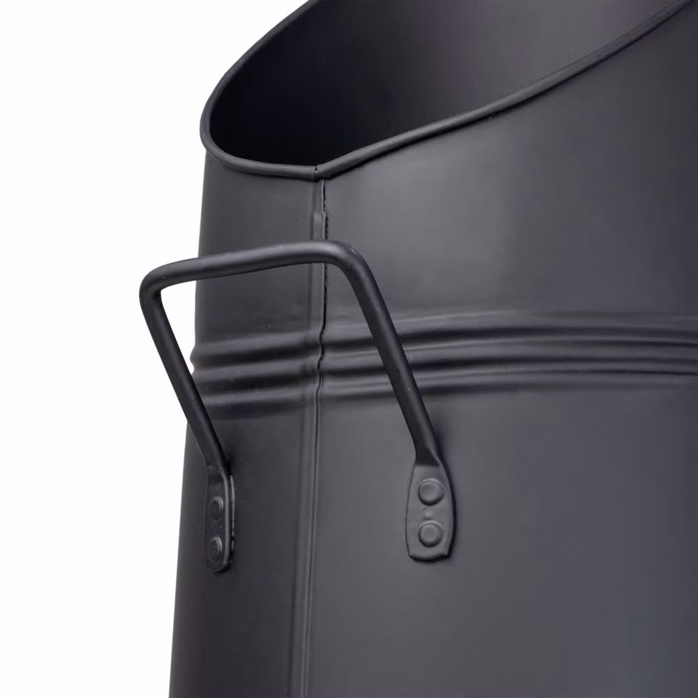 JVL Haversham Coal Hod Bucket with Double Handle in Black – 3