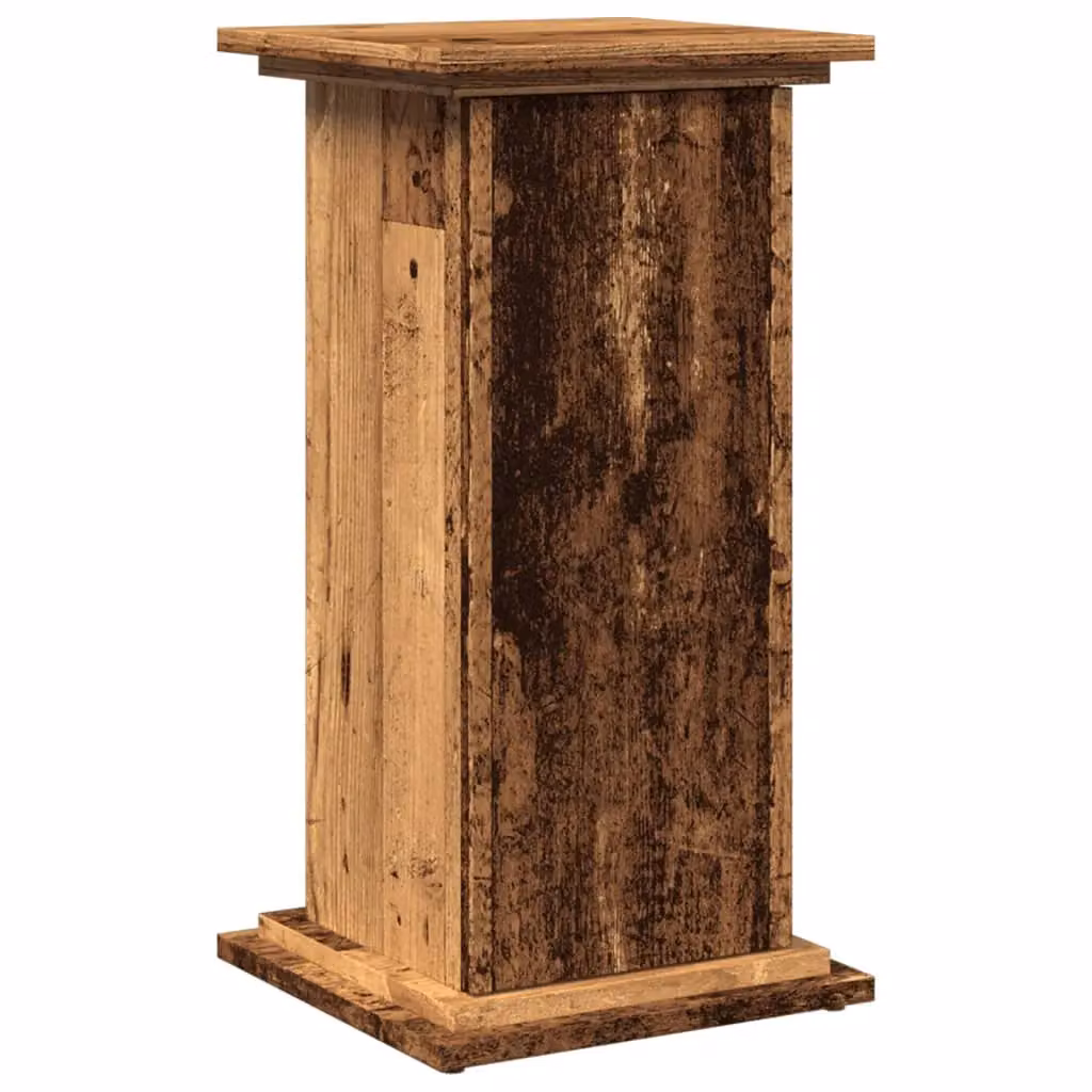 Berkfield Home Display Stand with Storage in Old Wood Brown, W/D/H: 31 x 30 x 60 cm – 2