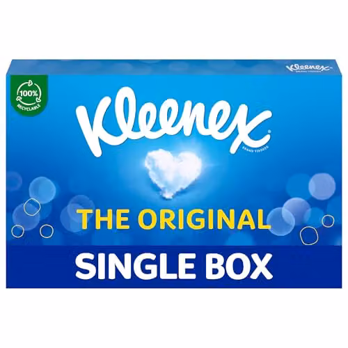 Kleenex Original Facial Tissues Blue Box