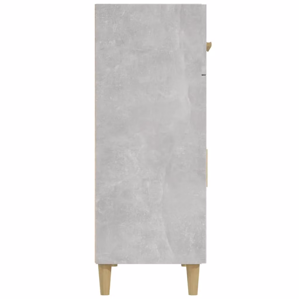 Berkfield Home Sideboard in Concrete Grey, W/D/H: 69.5 x 34 x 90 cm – 3