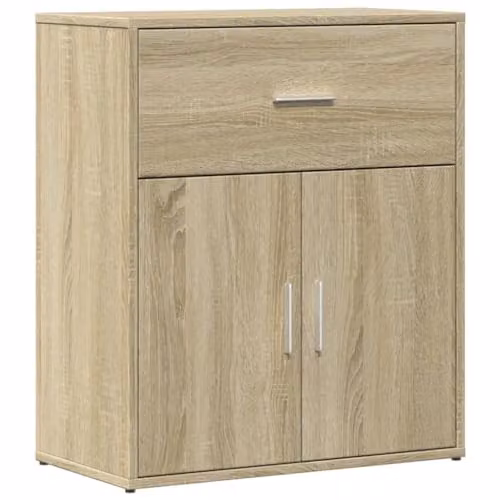 vidaXL Modern Sideboard in Sonoma Oak, W/D/H: 60 x 31 x 70 cm