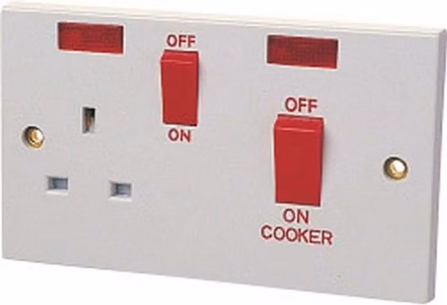 Dencon Cooker Switch in White