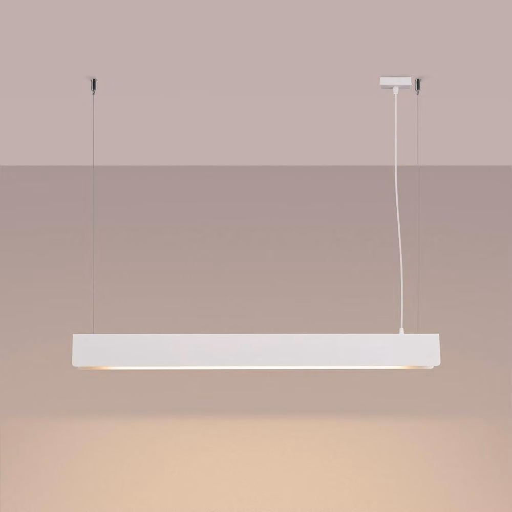 Sollux Lighting Spark Modern LED Pendant Lamp, White, W/D/H: 120 x 100 x 8 cm – 2