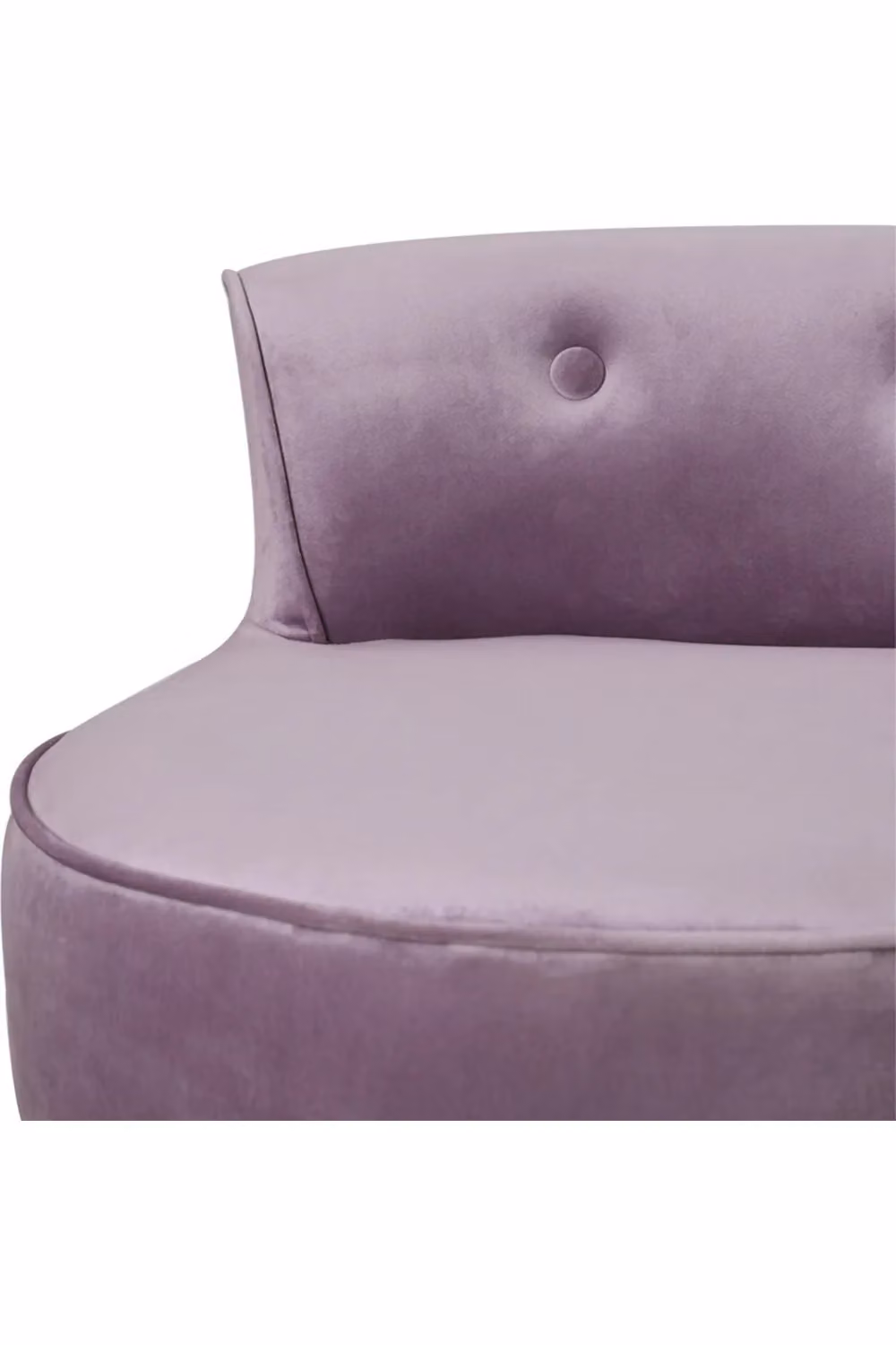 H&O Direct Purple Velvet Dressing Footstool with White Rubberwood Legs – 3