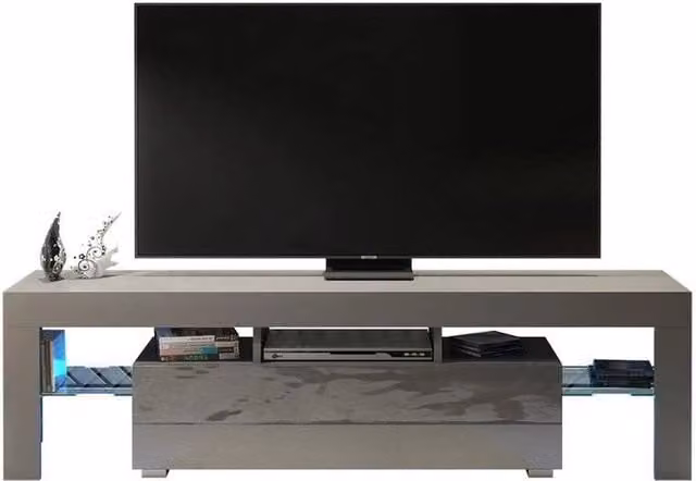 PAWNORA Modern Grey Matt TV Unit Cabinet – 1