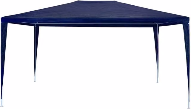 Berkfield Home Blue PE Party Tent W: 4 m, D: 3 m, H: 2.55 m