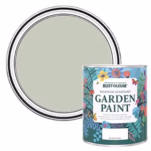 Rust-Oleum Matt Green Water-Based Mould Resistant Garden Paint, 0.75 l
