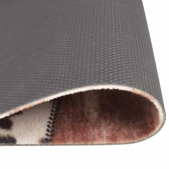 Berkfield Home Washable Animal Print Velvet Kitchen Rug, Multicolour, W: 45 cm, L: 150 cm – 1