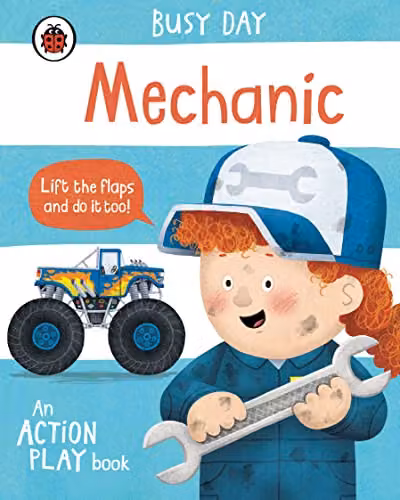 Ladybird Busy Day: Mechanic Action Play Board Book, Multicolour