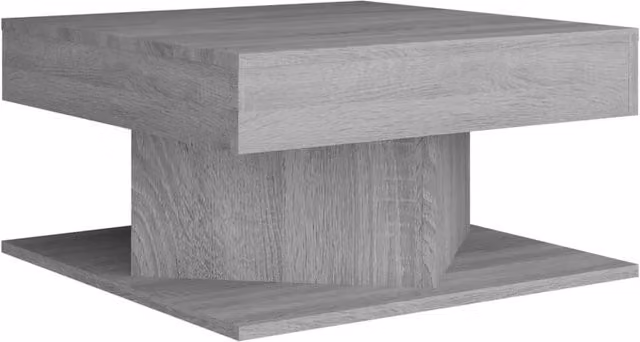 Berkfield Home Grey Sonoma Square Coffee Table, W/D/H: 57 x 57 x 30 cm – 1