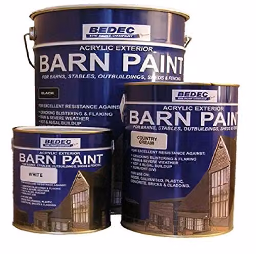 Bedec Barn Paint in Anthracite, Semi-Gloss, 5 litres