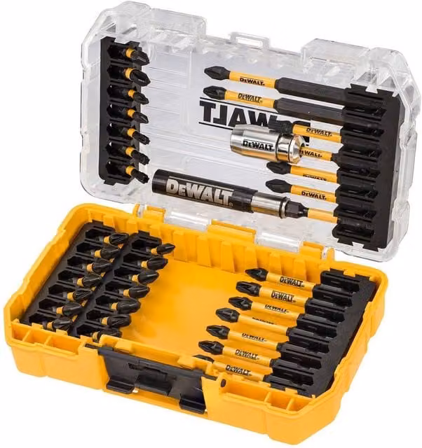 DeWalt Extreme Flextorq Screwdriver Bit Set, 37 Pack, Yellow – 1