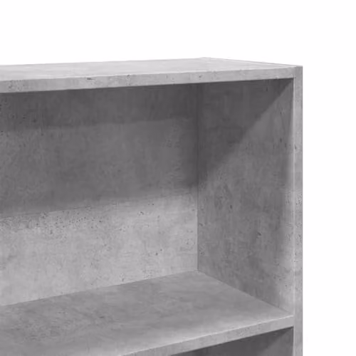 vidaXL Modern Book Cabinet in Concrete Grey, MDF, W/D/H: 80 x 30 x 189 cm – 2