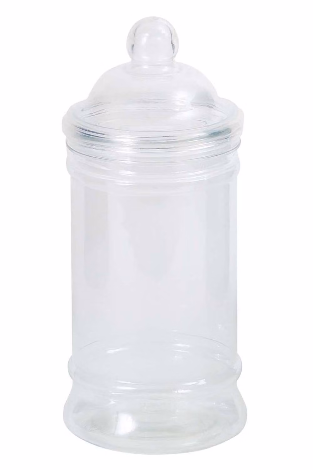 KDMD Clear Plastic Candy Jar Christmas Decoration Pack of 6 – 1