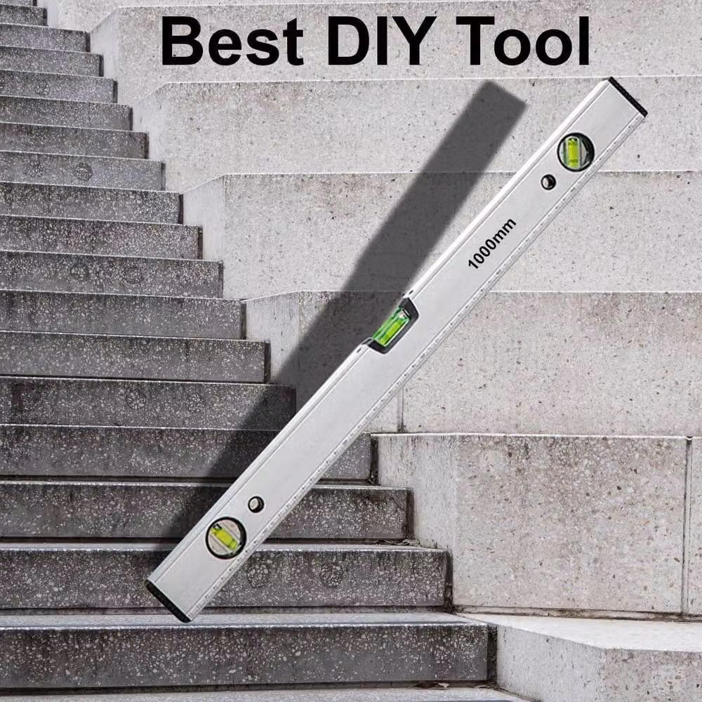 ATEK 3 Pack Shock Proof Silver Aluminum Alloy Magnetic Torpedo Spirit Level Set – 5