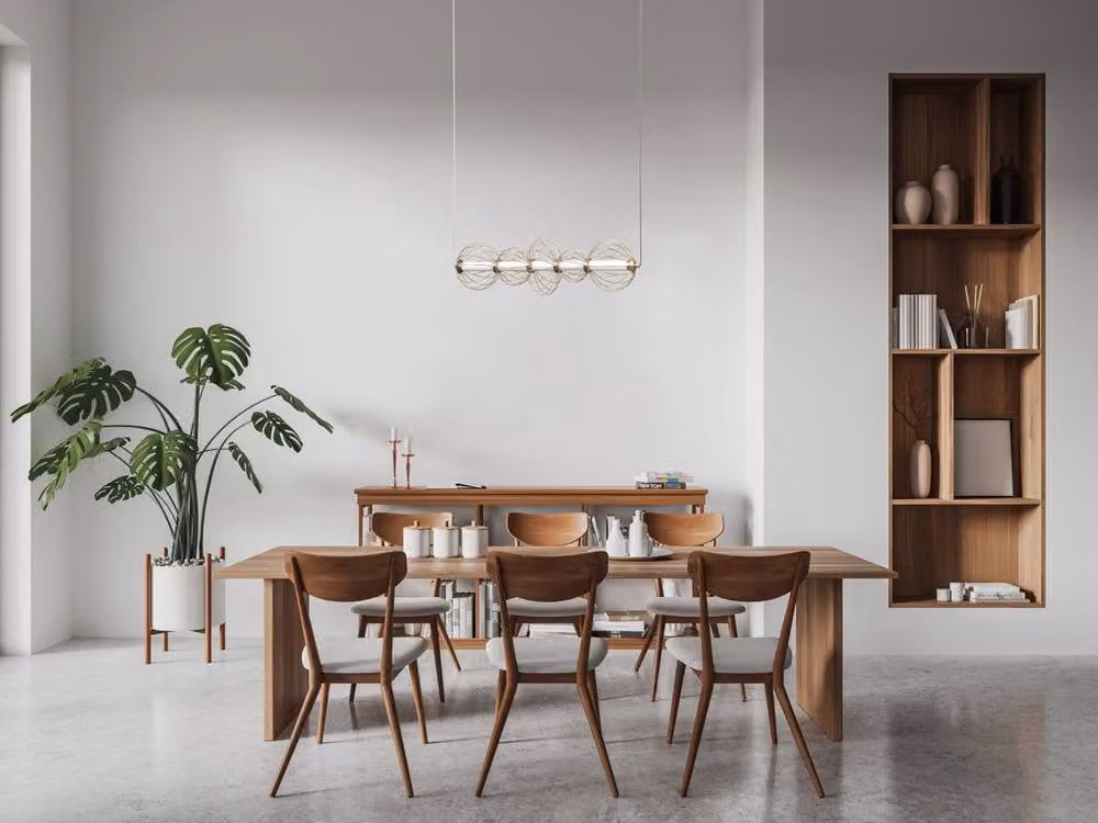 Netlighting Rabel Wire Frame Pendant Ceiling Light in Gold/Brass with 5x Warm White LED Bulbs Included – 2