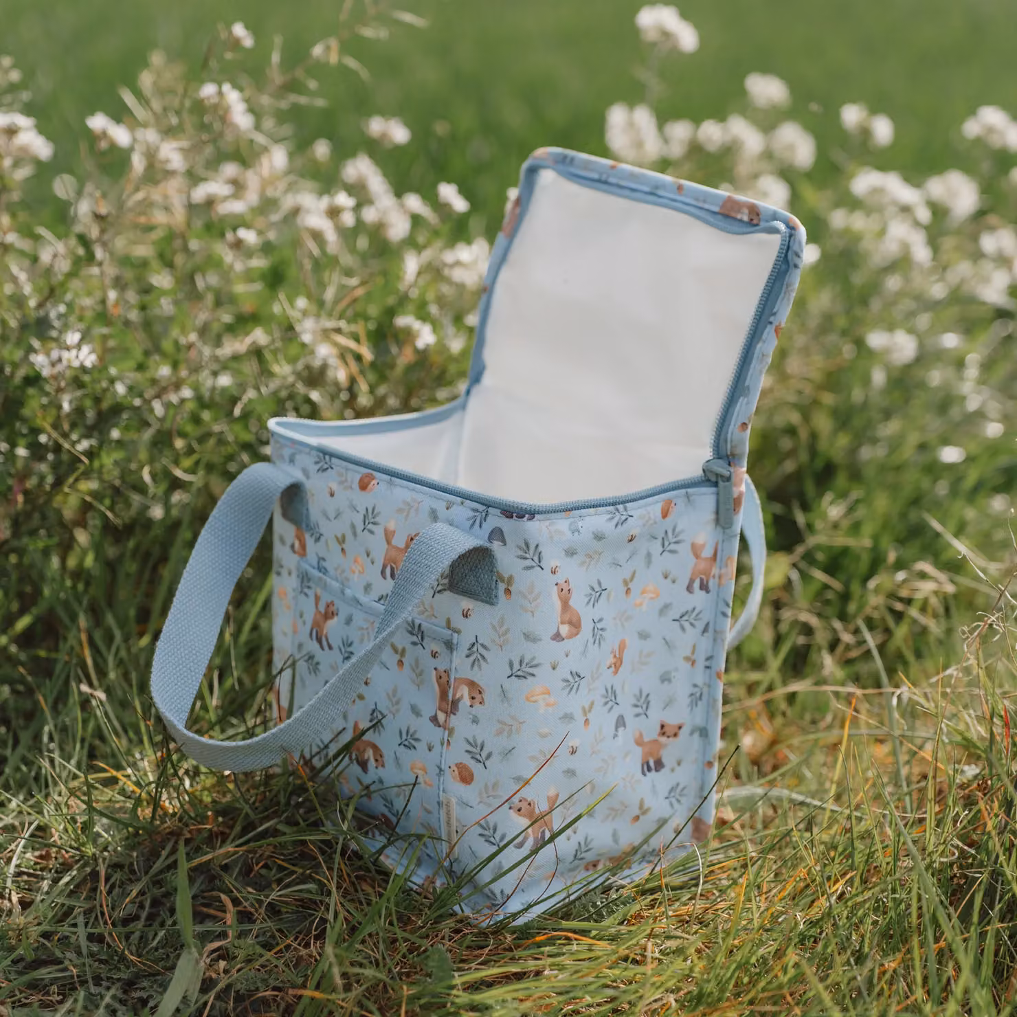 Little Dutch Forest Friends Cooler Bag in Blue – 2