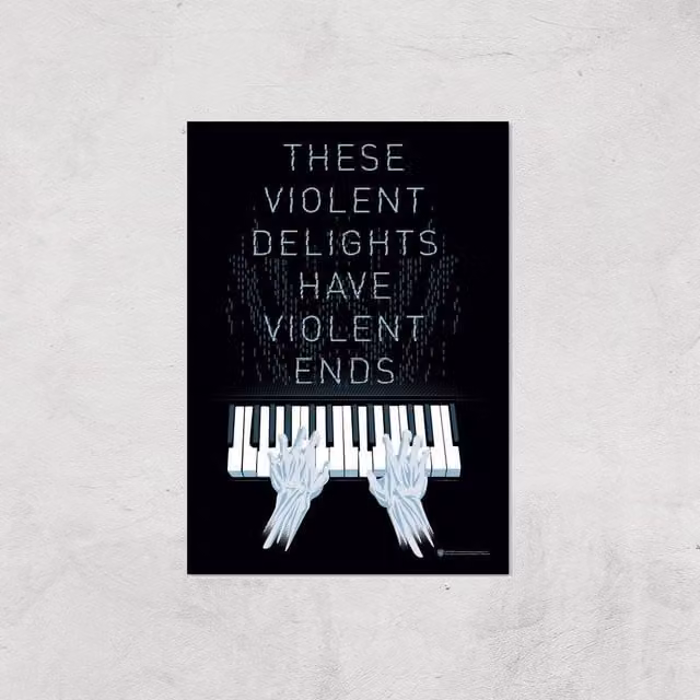 Westworld Violent Delights & Violent Ends Multicolour A2 Giclee Art Print