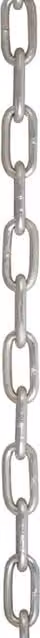Chain Products Welded Link Galvanised Steel Chain, Silver, 6 mm, 20 m