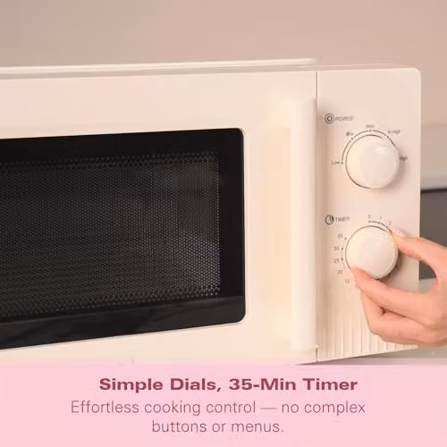 Hamilton Beach 20L Solo Countertop Microwave in Sand, 800W – 4