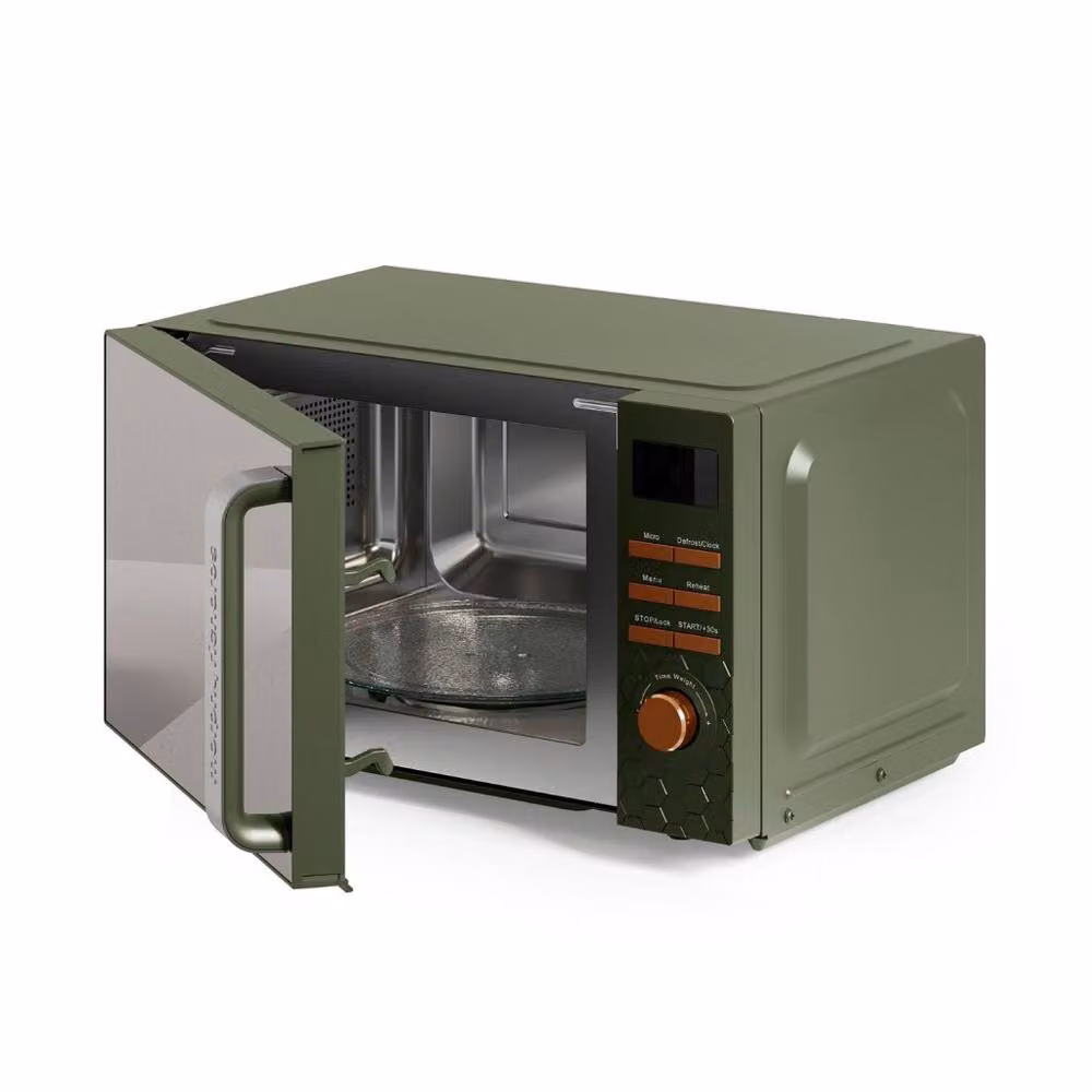 Morphy Richards Cassini 20L 800W Digital Solo Microwave in Green – 6