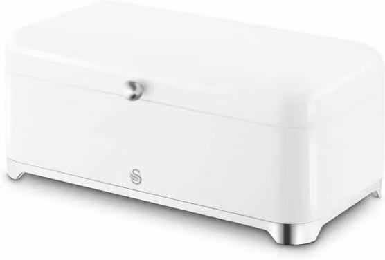 Swan Solace Bread Bin in White