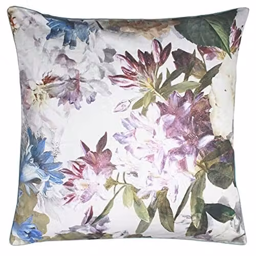 Linen House Lena Floral Cotton Pillowcase Sham, Multicolour, W/D/H: 65 x 65 x 65 cm – 1